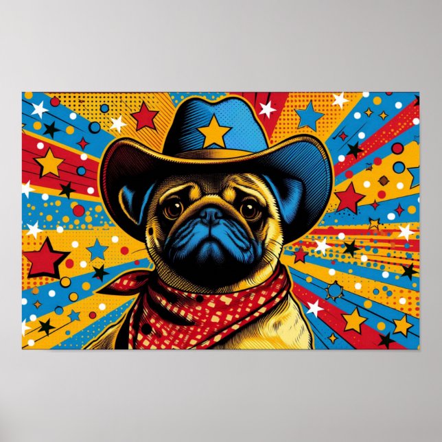 POSTER COWBOY UP 3 (Frente)