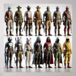 Poster Cowboys VS Mutants