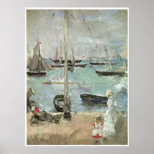 Pôster Cowes ocidental, ilha do Wight, Berthe Morisot