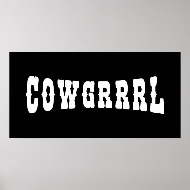 POSTER COWGRRRL (Frente)
