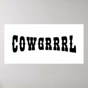 POSTER COWGRRRL