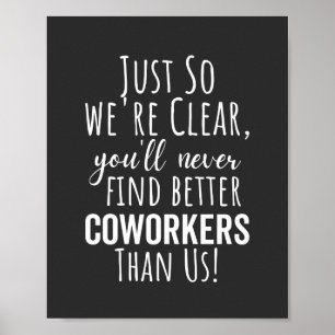 Poster Coworker Goodbye Deslocamento de Colaboradores