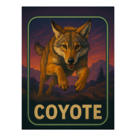 Pôster Coyote Poster