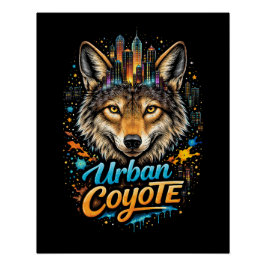 Pôster Coyote Urbano
