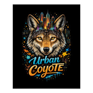 Pôster Coyote Urbano