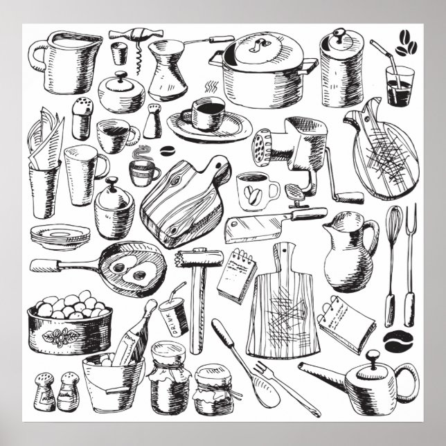 Poster Cozinha (Frente)