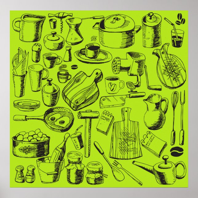 Poster Cozinha (Frente)