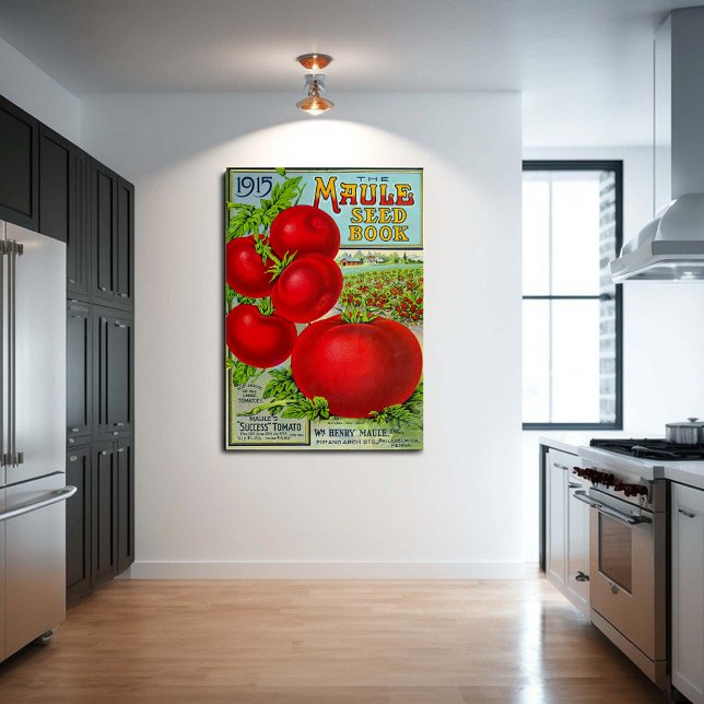 Poster Cozinha de Cozinhar de jardinagem de tomate de Com (Criador carregado)