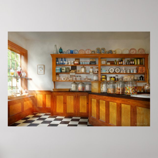 Poster Cozinha - Doce - A Loja de Doces (Frente)