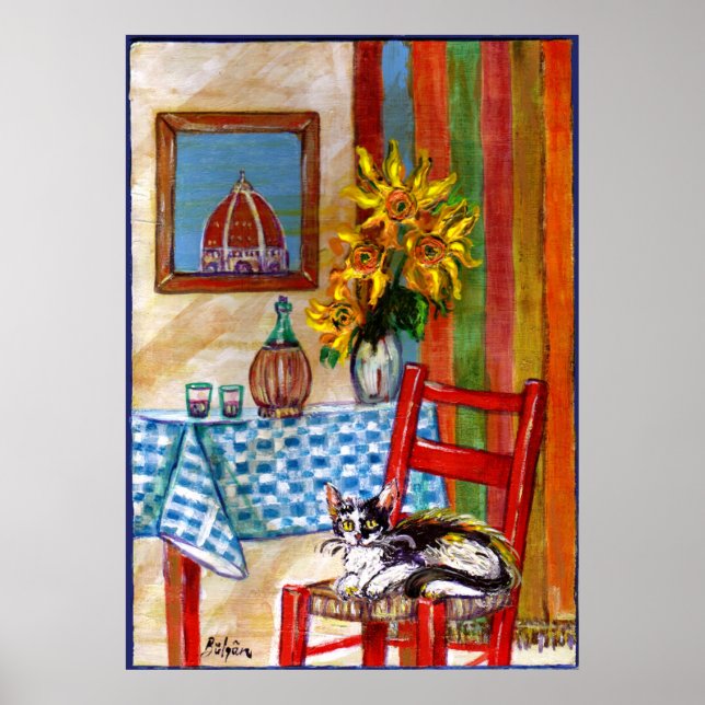 PÔSTER COZINHA ITALIANA EM FLORENÇA (Frente)