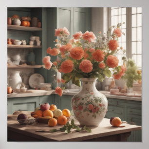 Poster Cozinhar de cozinha Chefs Baking Wall Art