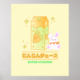 POSTER COZY BUNNY COM SUCO DE CARROÇARIA