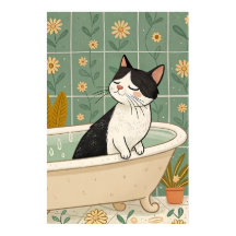 Cozy Cat Bath: Relaxação Whimsical