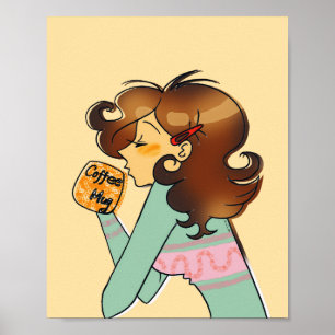 Poster Cozy Morning Coffee Mood Art
