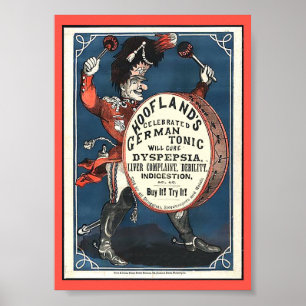 Poster Cpy Tônico alemão da Funny Vintage Medicine Hoof