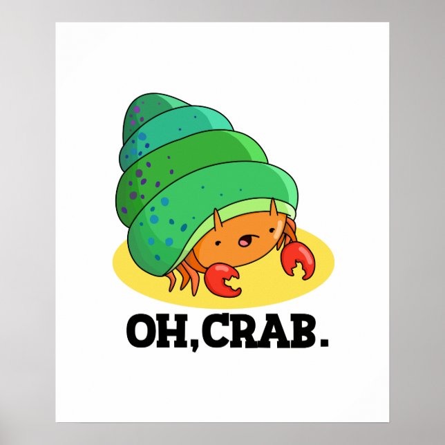 Poster Crab Funny Crab Pun (Frente)