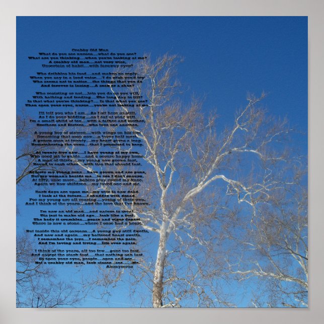 Poster Crabby Velho, o que vê a Nur... (Frente)