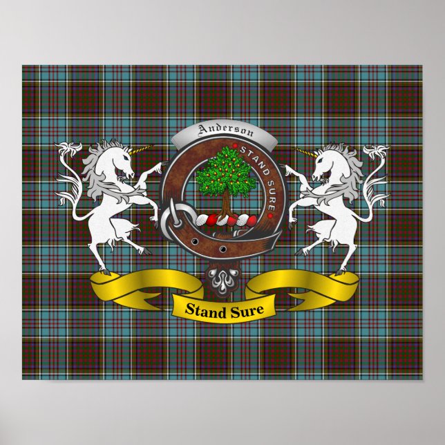 Poster Crachá Anderson Clan (Frente)