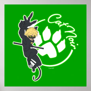 Poster Crachá Cat Noir