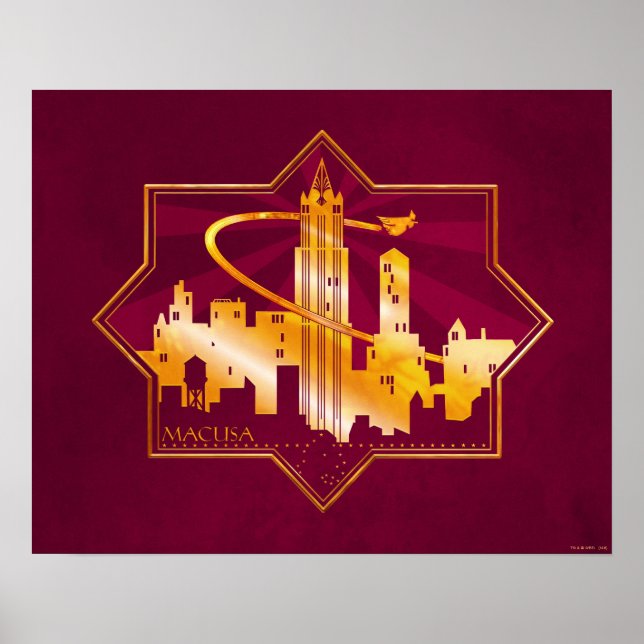 Pôster Crachá gráfico MACUSA™ (Frente)