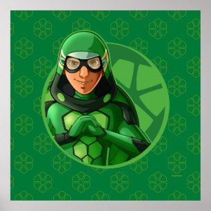 Poster Crachá Verde Carapace