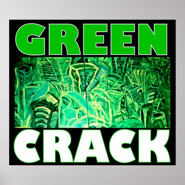 PÔSTER CRACK VERDE (Frente)