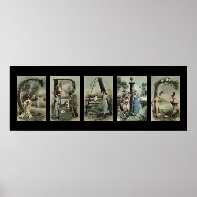 Pôster CrAIG Alphabet Letter Name Art (Frente)