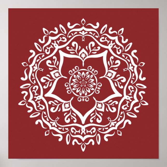 Poster Cranberry Mandala (Frente)
