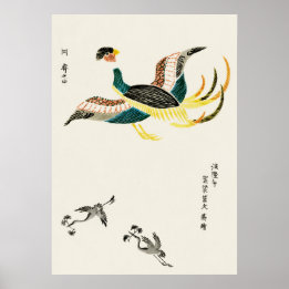 Poster Crane de Yatsuo no Tsubaki por Taguchi Tomoki (18