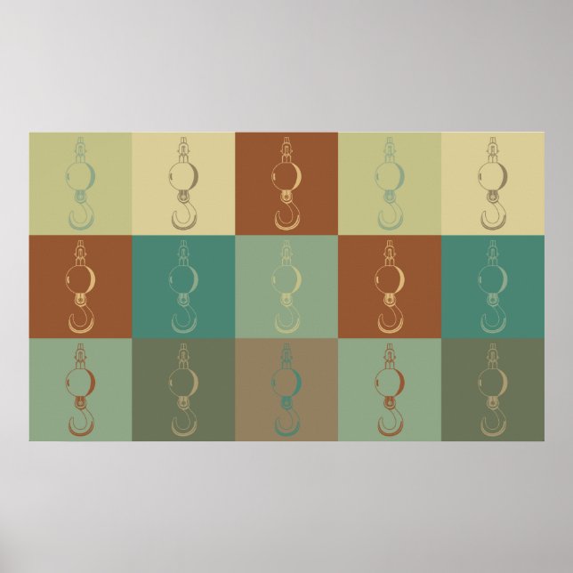 Pôster Crane Pop Art (Frente)