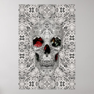 Poster Crânio 2 do laço