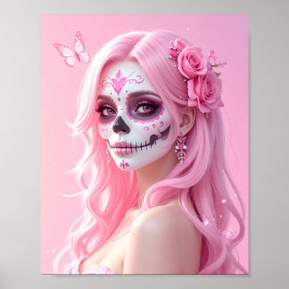 Poster Cranio de Açúcar Pink Lady