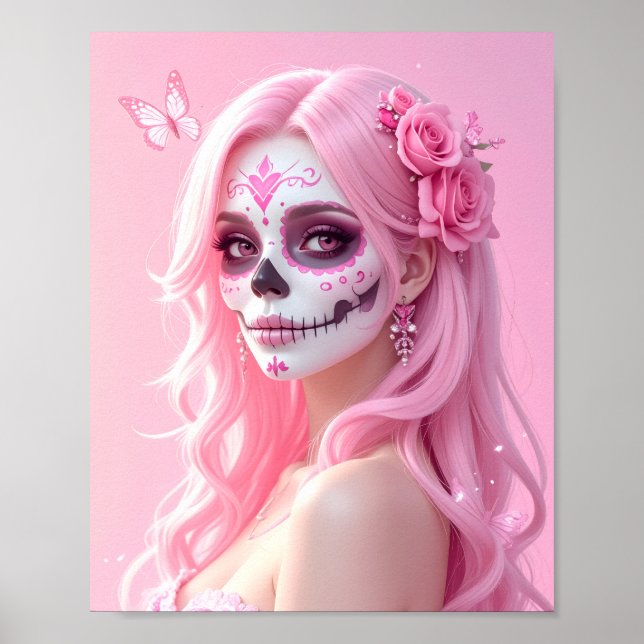 Poster Cranio de Açúcar Pink Lady (Frente)