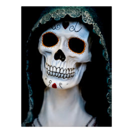 Pôster Cranio do Dia dos Mortos