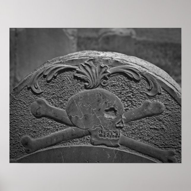 Pôster Crânio e Crossbones (Frente)