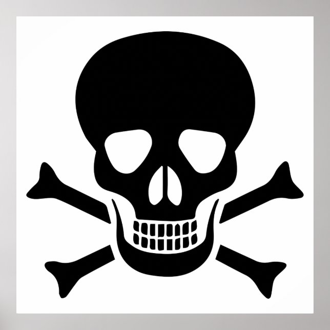 Poster Crânio humano (Frente)