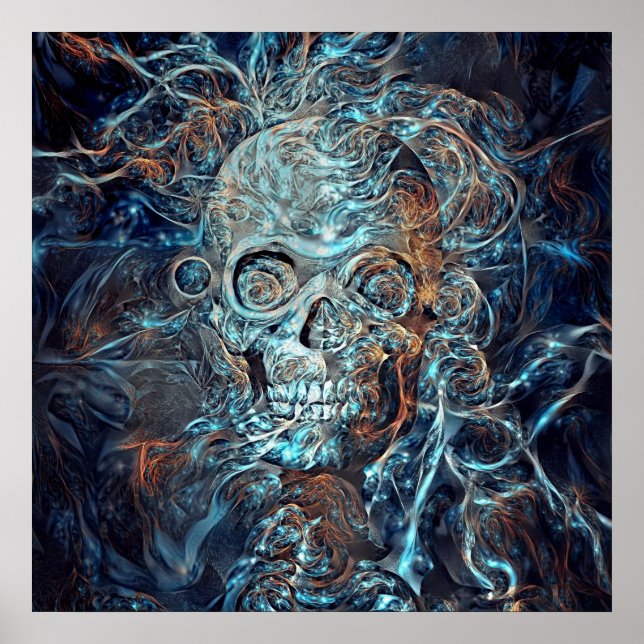 Poster Crânio mágico (Frente)