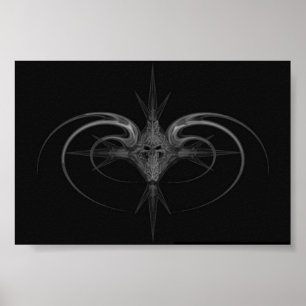 Poster crânio tribal