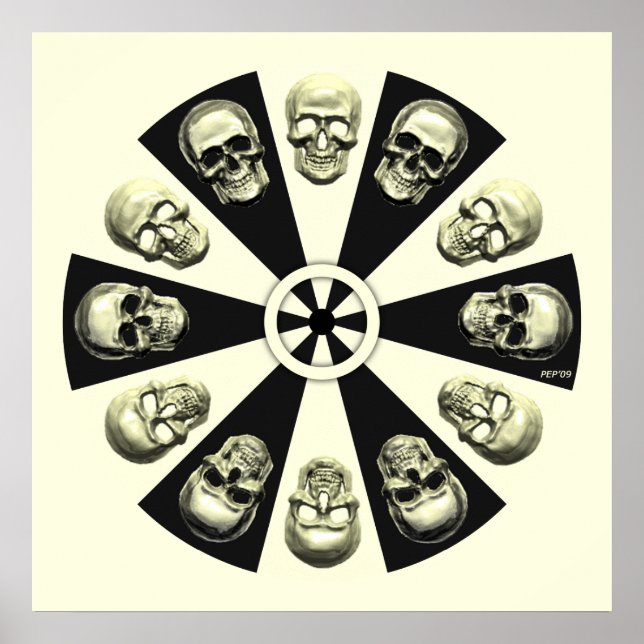 Poster Crânios (Frente)