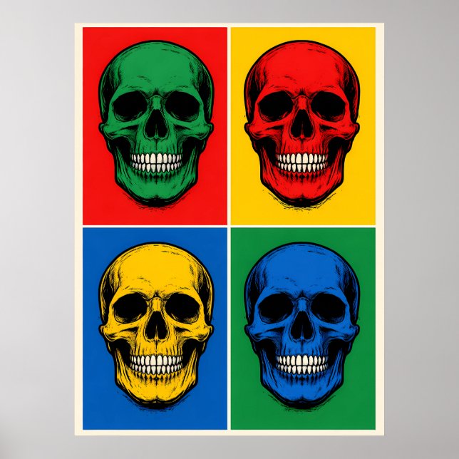 Poster Crânios (Frente)
