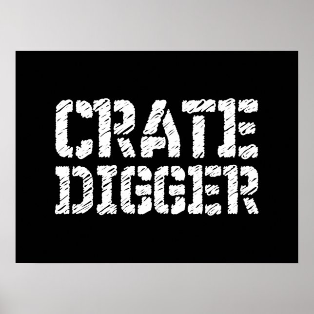 Pôster Crate Digger (Frente)