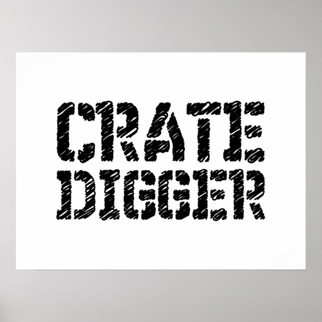 Poster Crate Digger (Frente)
