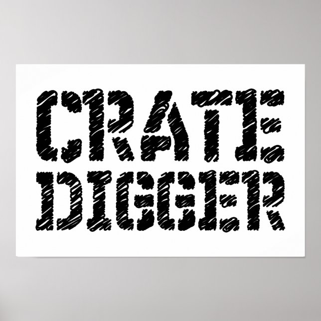 Pôster Crate Digger (Frente)