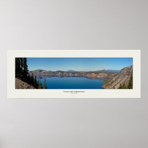 Poster Crater Lake Panorama