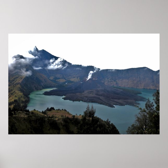 Poster Cratera Rinjani (Frente)