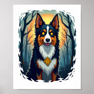 Poster Crawlar de Collie Amaldiçoado