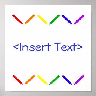 Pôster Crayons