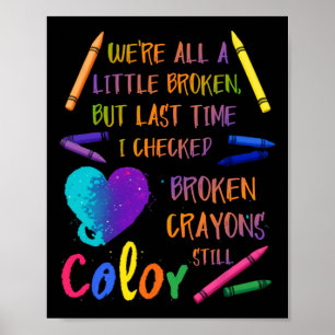 Poster Crayons Partidos Continuam A Prevenir Suicídio Por
