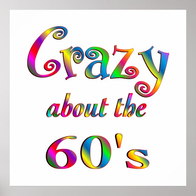 Poster Crazy About The 60s (Frente)
