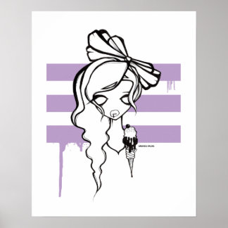 Poster Cream Poster, 16x20